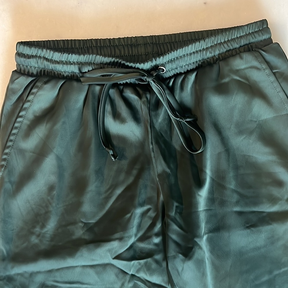 Women's Dark Green Jogger Pants - Picture 5 of 8